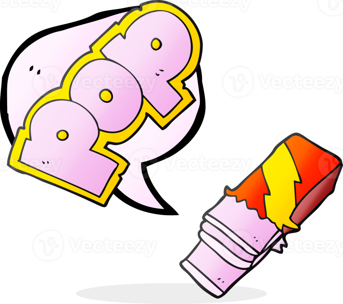 hand drawn speech bubble cartoon bubble gum png