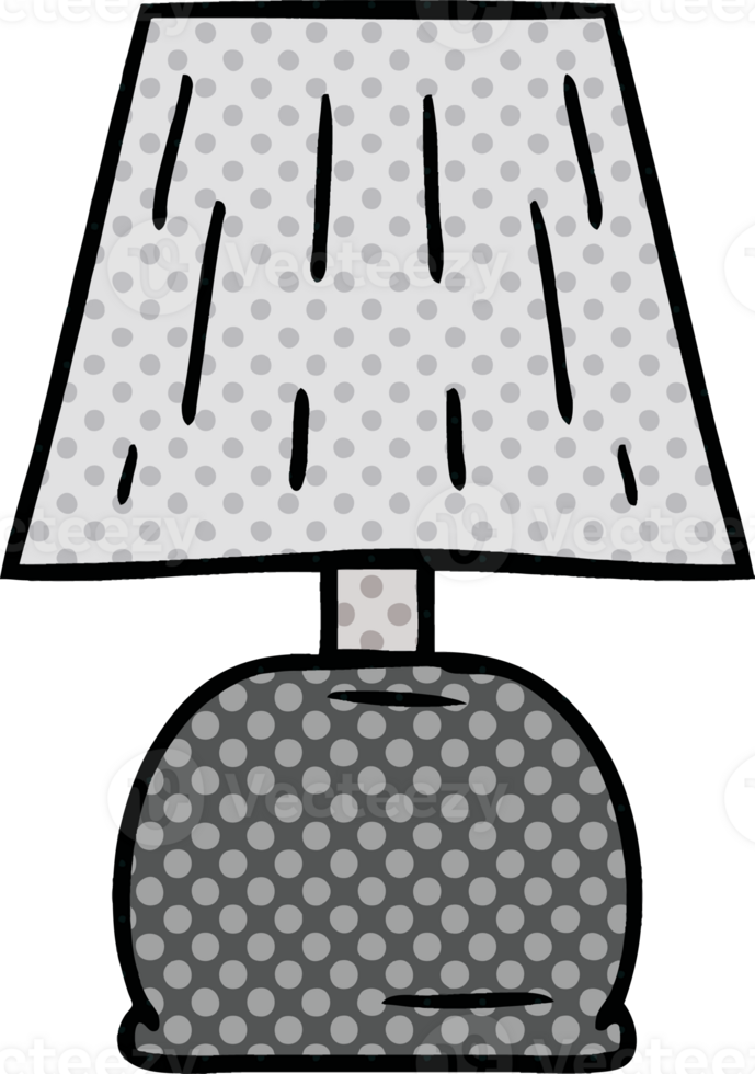 hand drawn cartoon doodle of a bed side lamp png