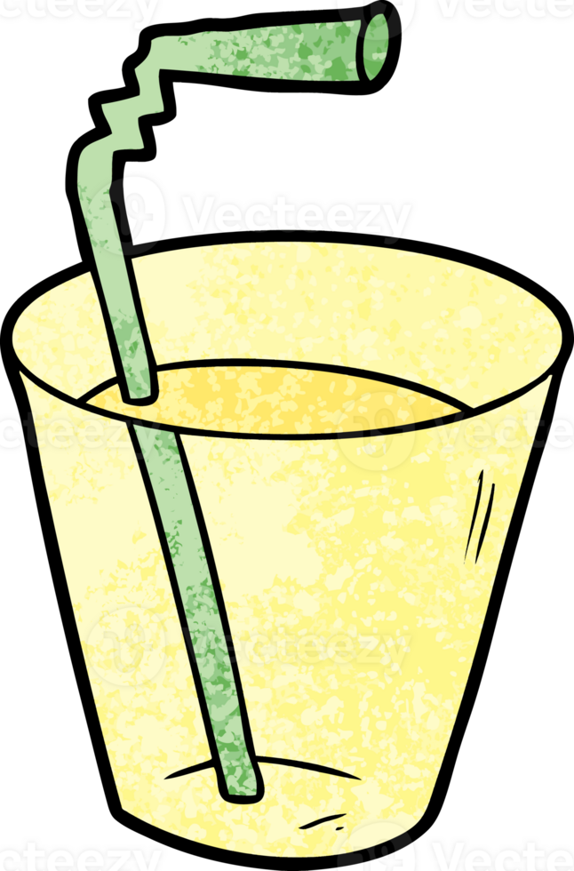cartoon drink with straw png