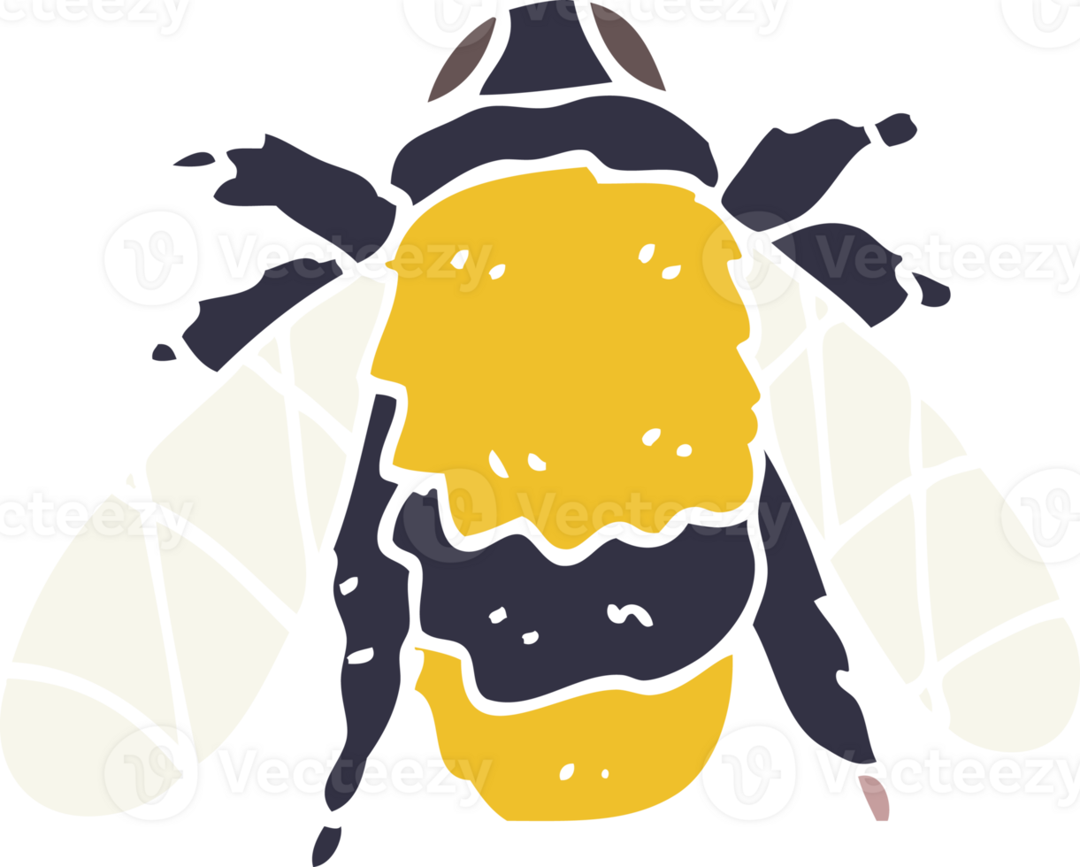 cartoon doodle bee png