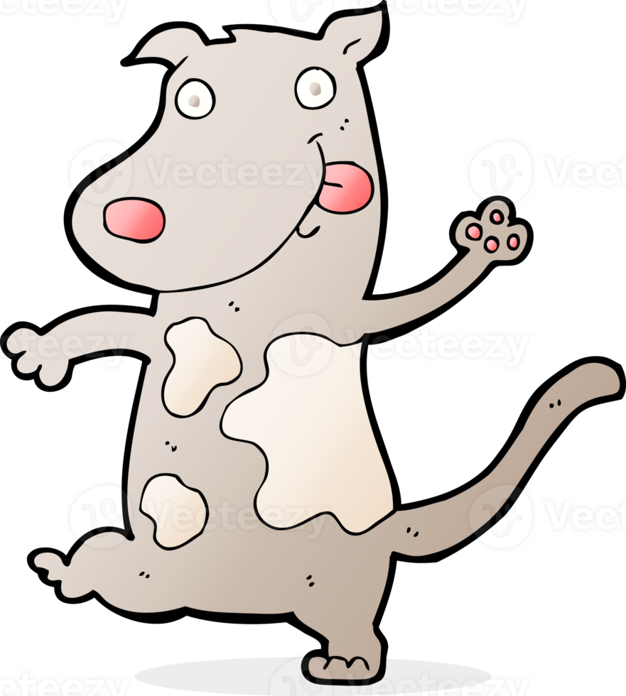 cartoon happy dog png