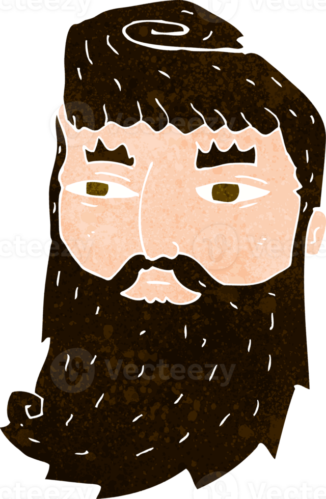 cartoon bearded man png