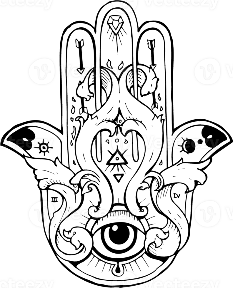 hamza tattoo symbol png