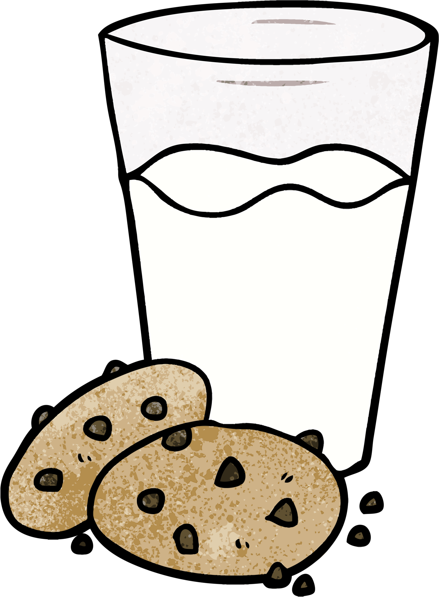 cartoon cookies and milk 44990116 PNG