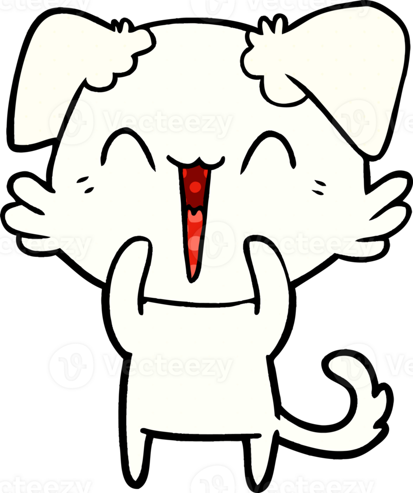 happy little dog cartoon png