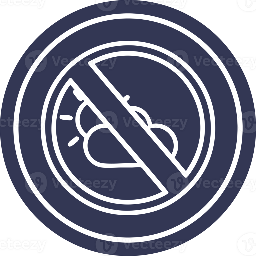 no weather circular icon symbol png