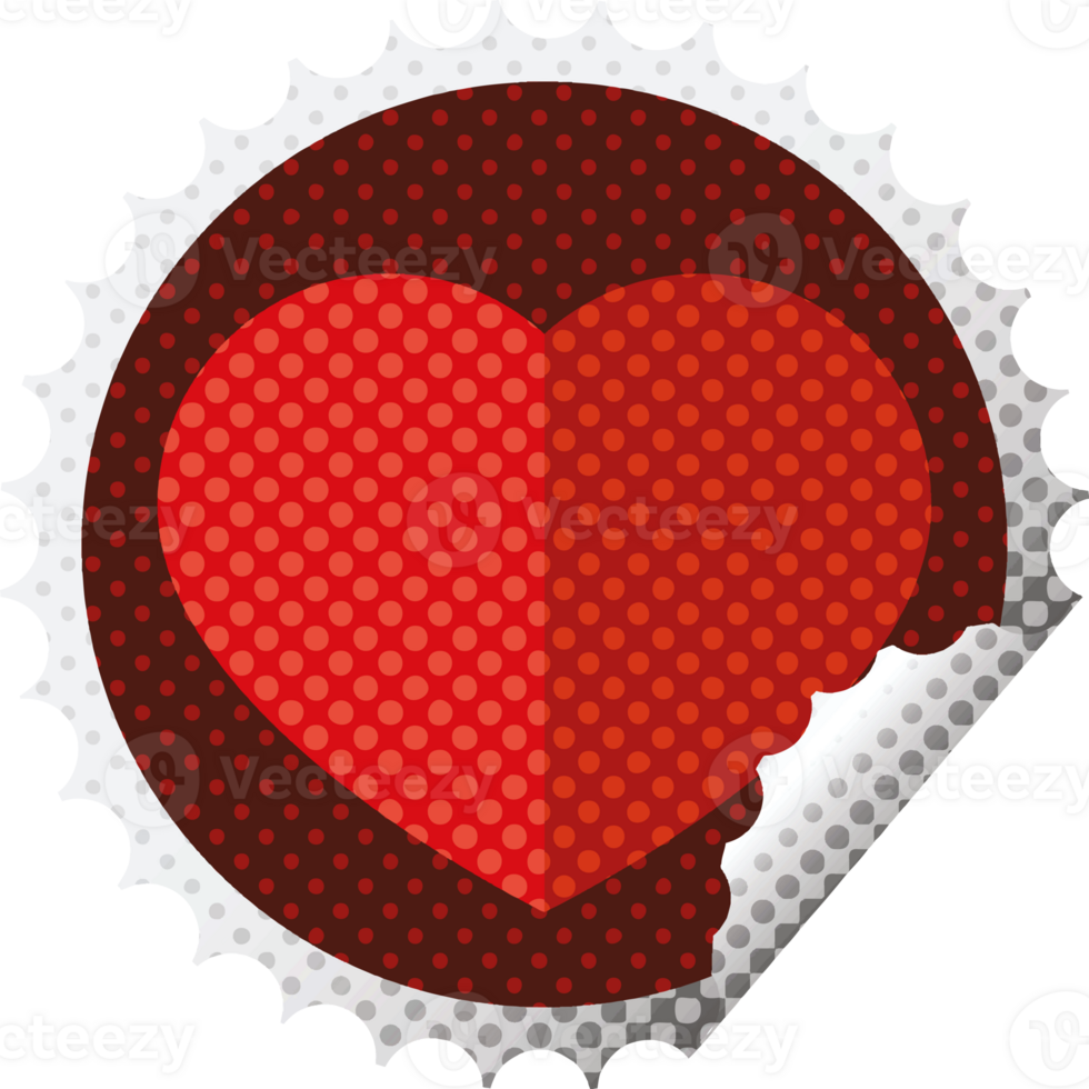 heart symbol graphic   illustration round sticker stamp png