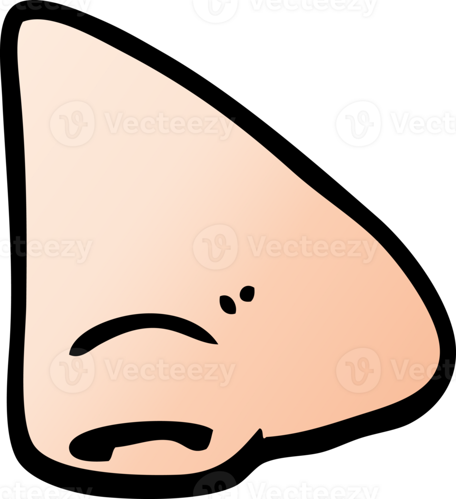 gradient illustration cartoon nose png