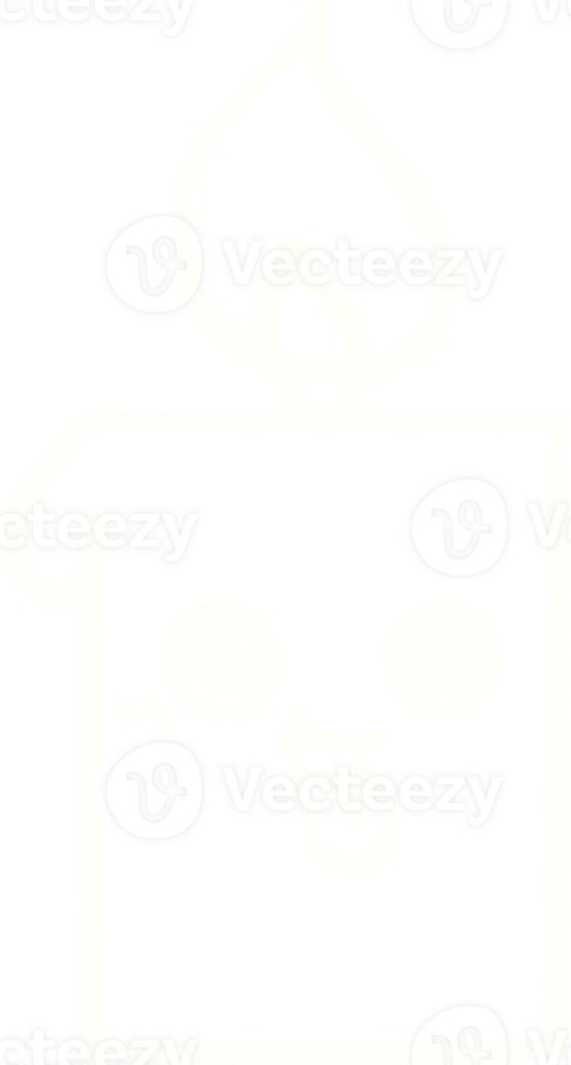 Candle Chalk Drawing png