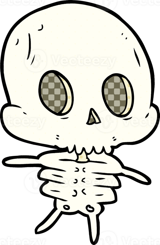 cute cartoon skeleton png