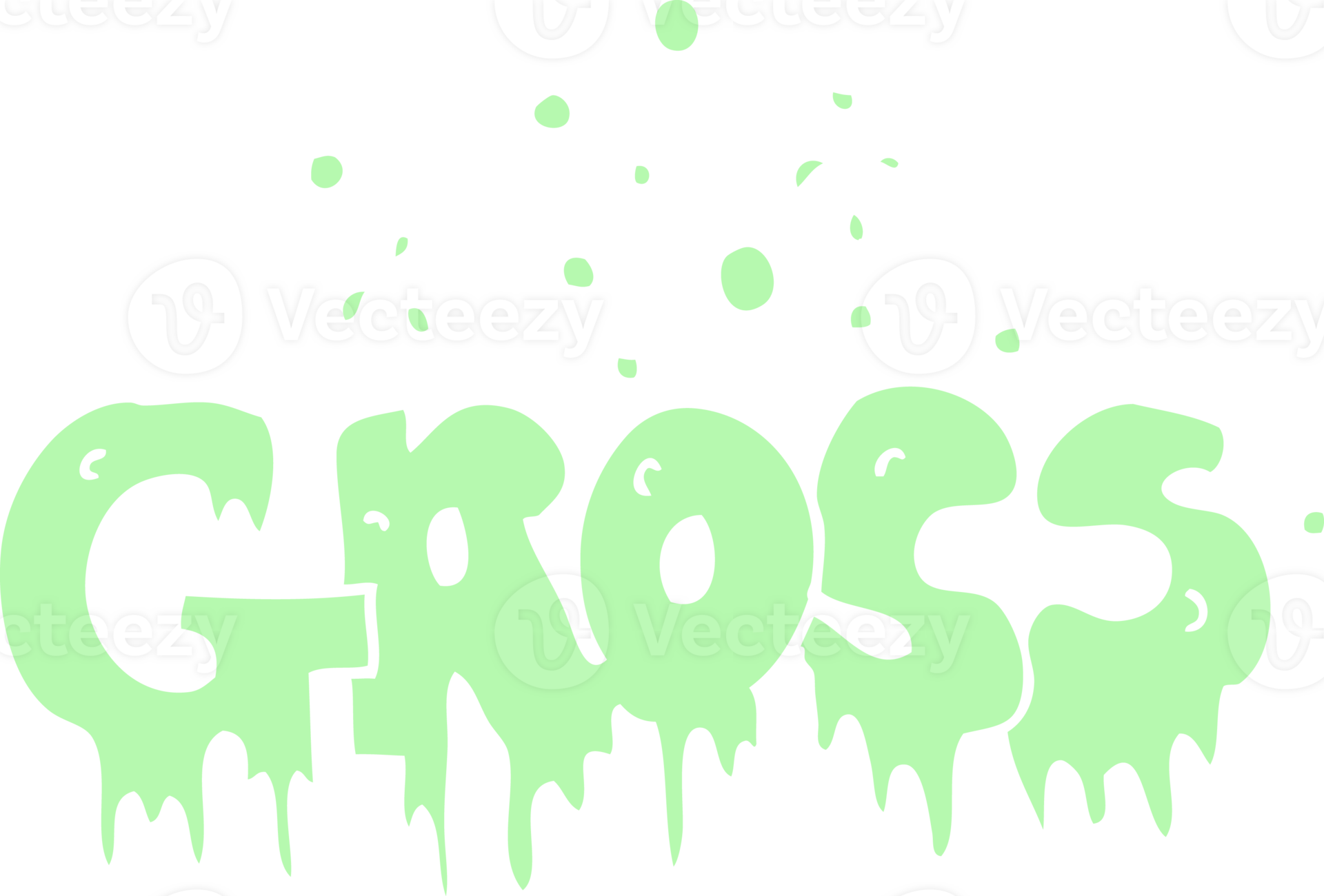 flat color illustration of word gross 44993032 PNG