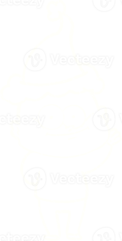 Christmas Man Chalk Drawing png