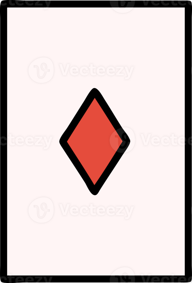 tattoo in traditional style of the ace of diamonds png