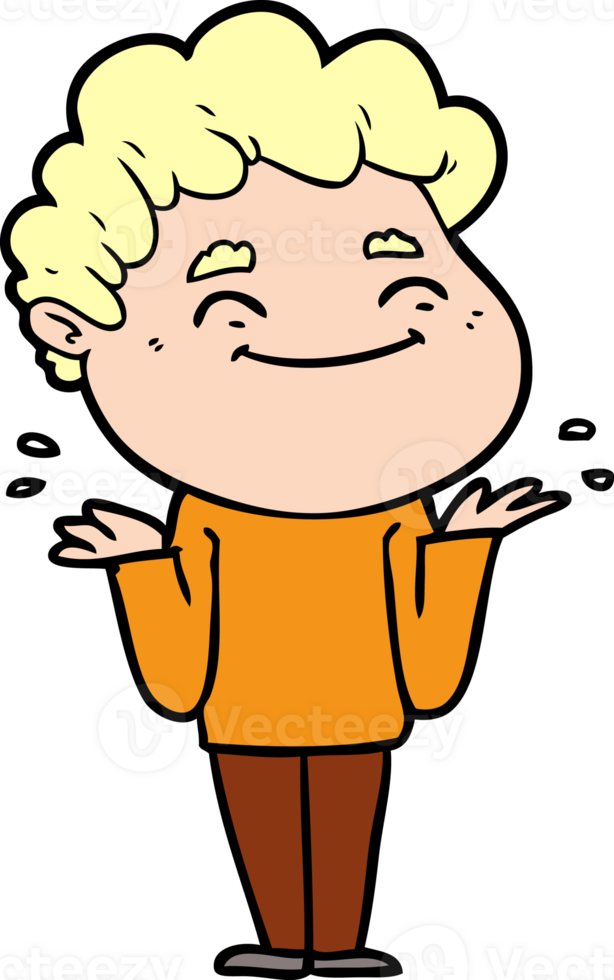 cartoon vriendelijke man png