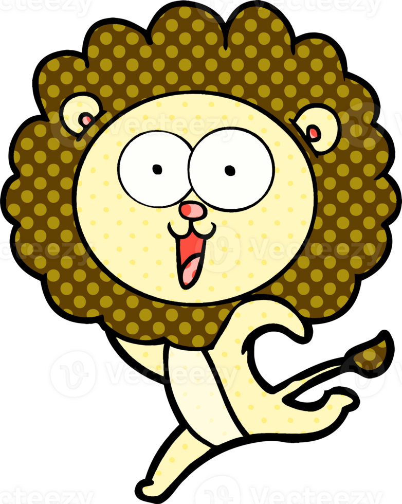 happy cartoon lion png