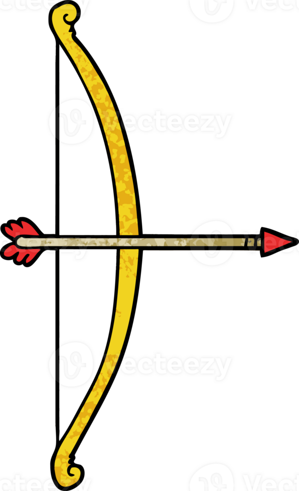 cartoon bow and arrow png
