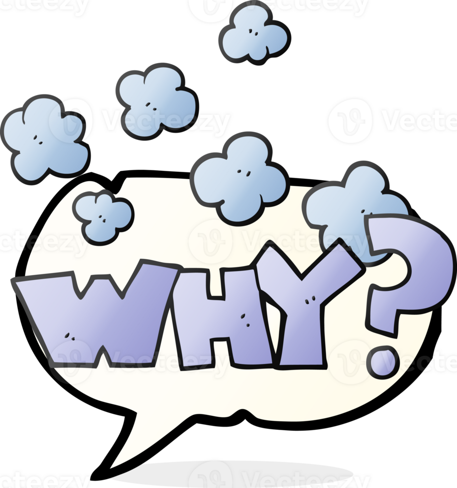 hand drawn speech bubble cartoon shout WHY png