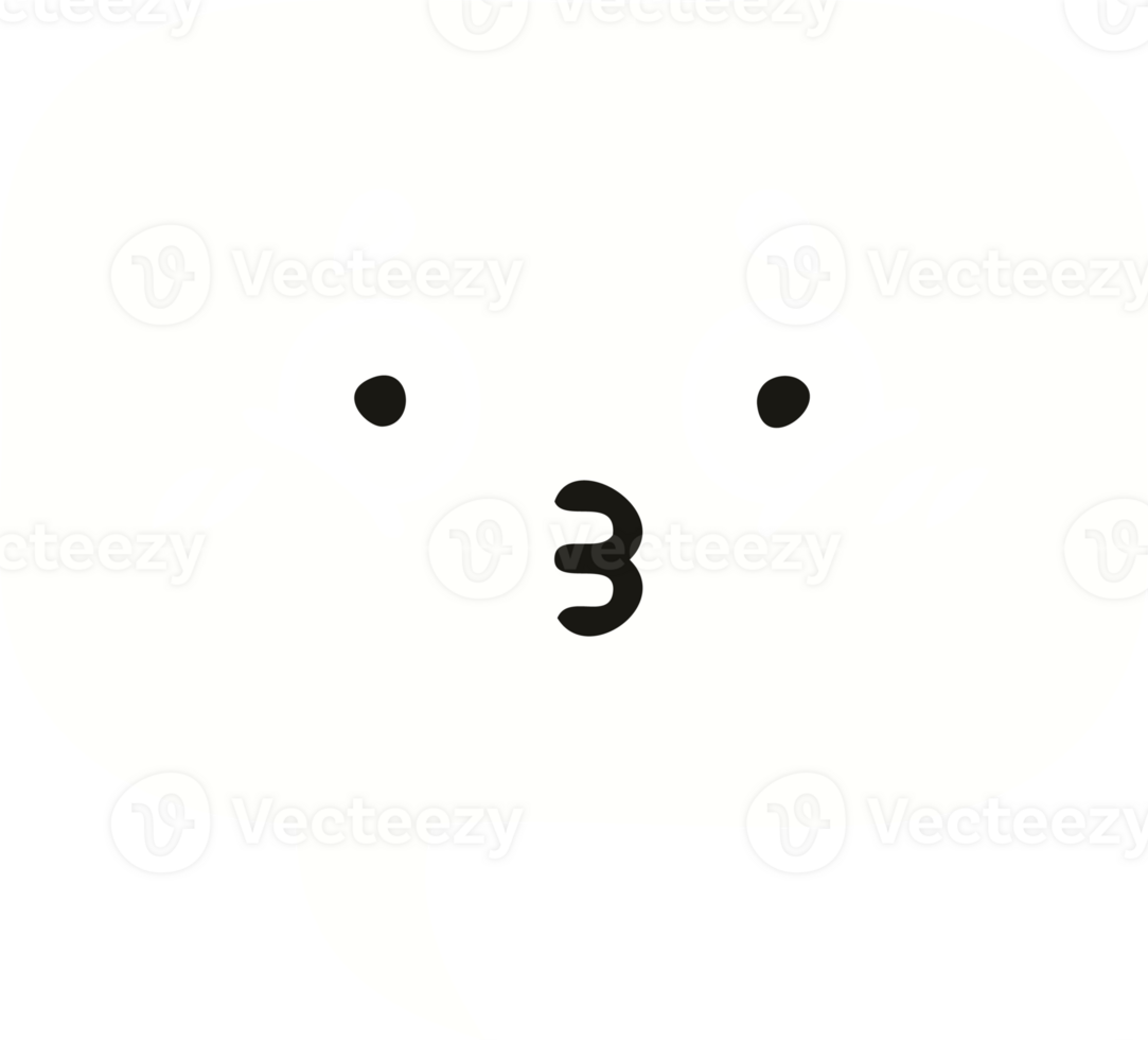 flat color retro cartoon of a speech bubble png