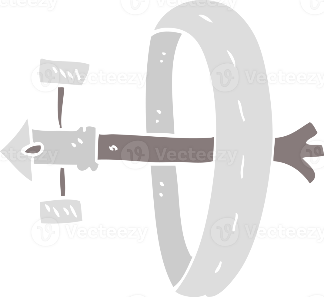 flat color illustration of space station png