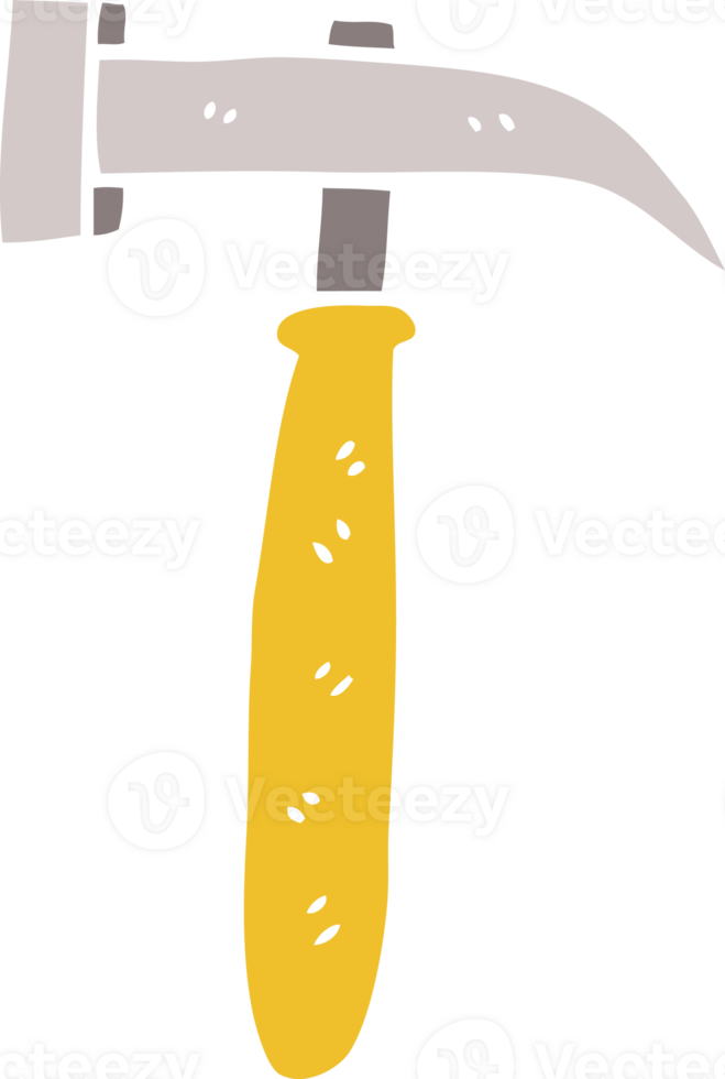 cartoon doodle hammer png