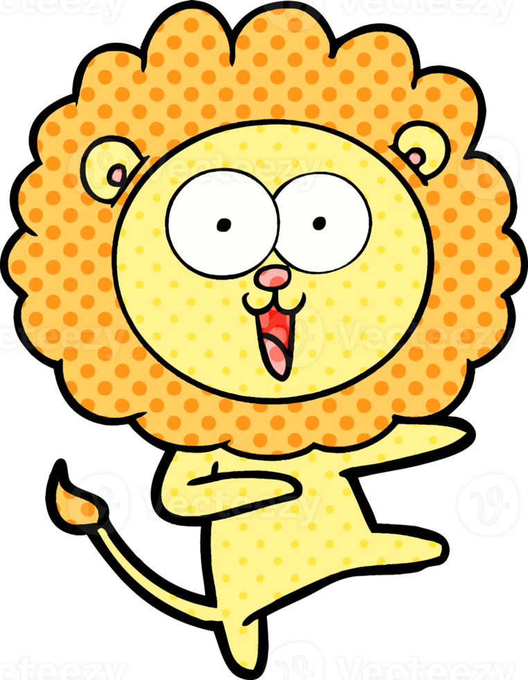 happy cartoon lion png