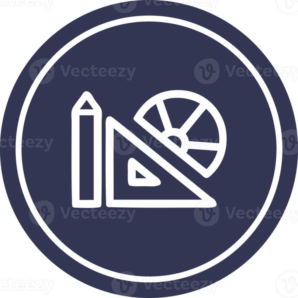 math equipment circular icon symbol png