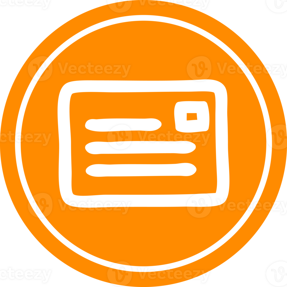 envelope letter circular icon symbol png