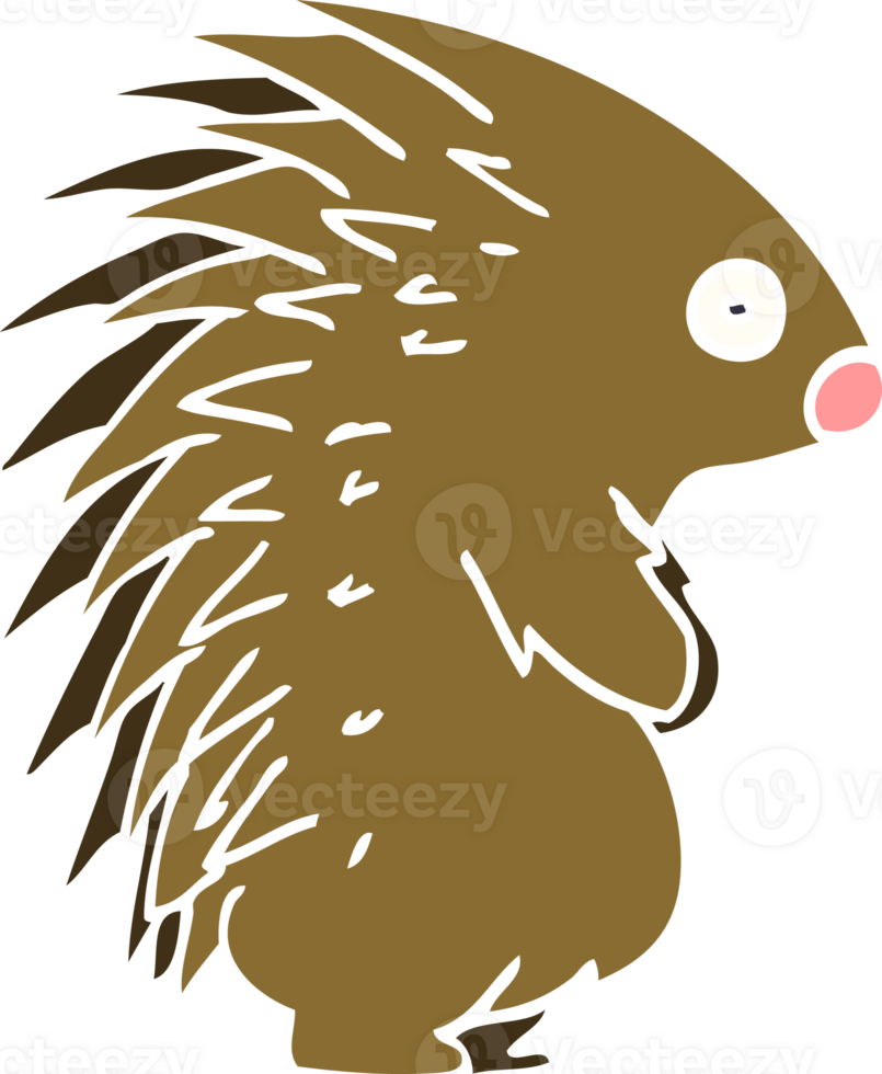 cartoon doodle spiky hedgehog png