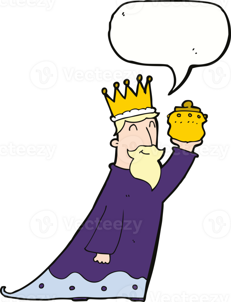 one of the three wise men with speech bubble png