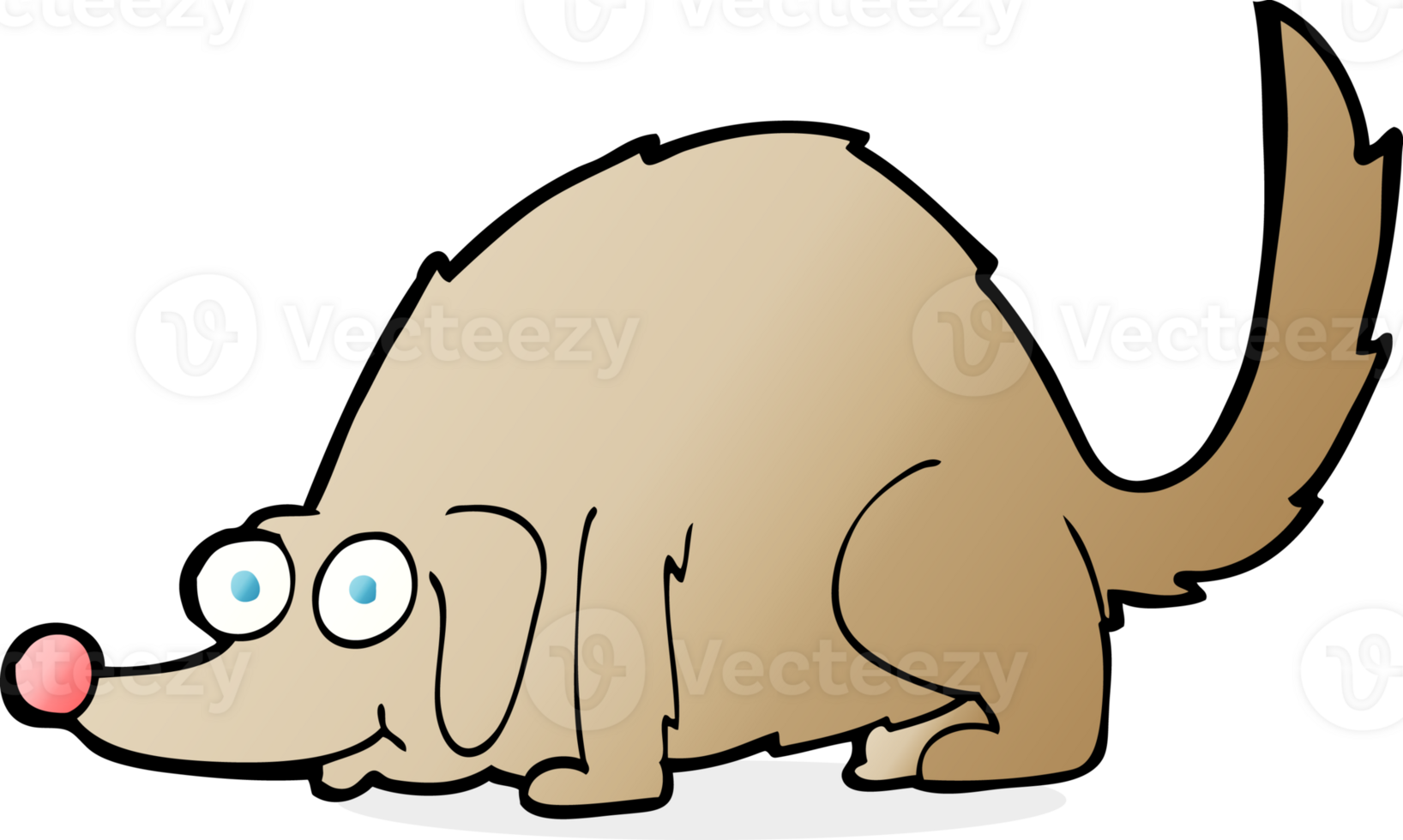 cartoon happy dog png