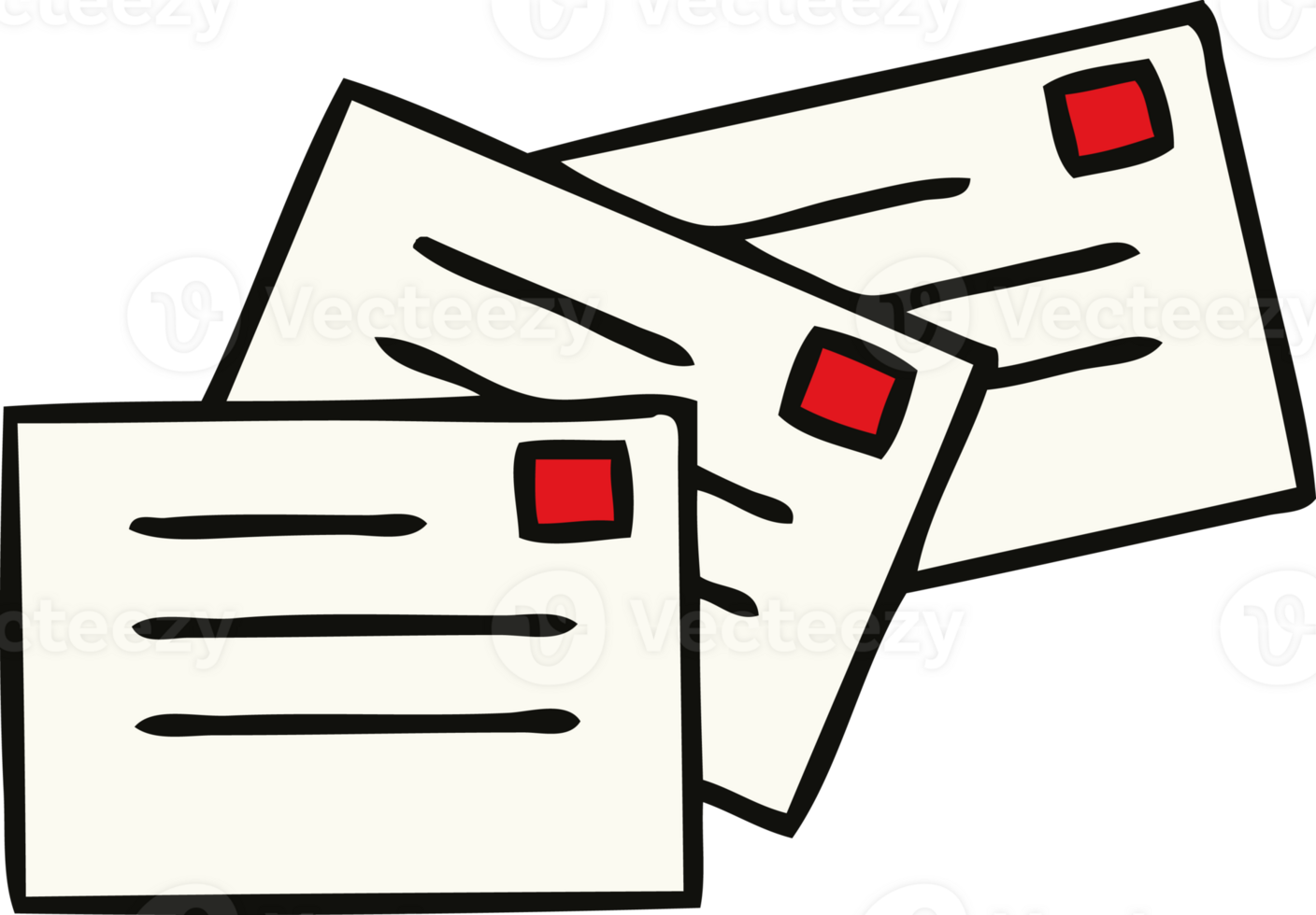 cute cartoon of a letters png