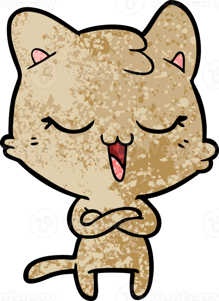 happy cartoon cat png