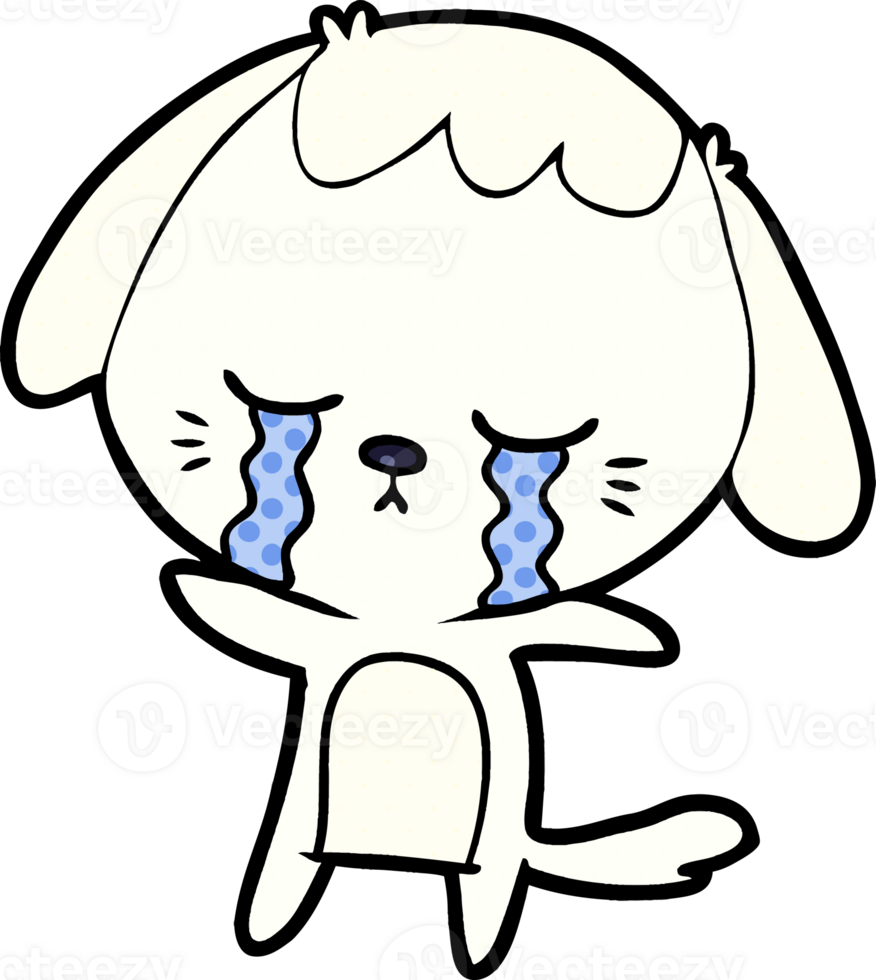 cartoon crying dog png