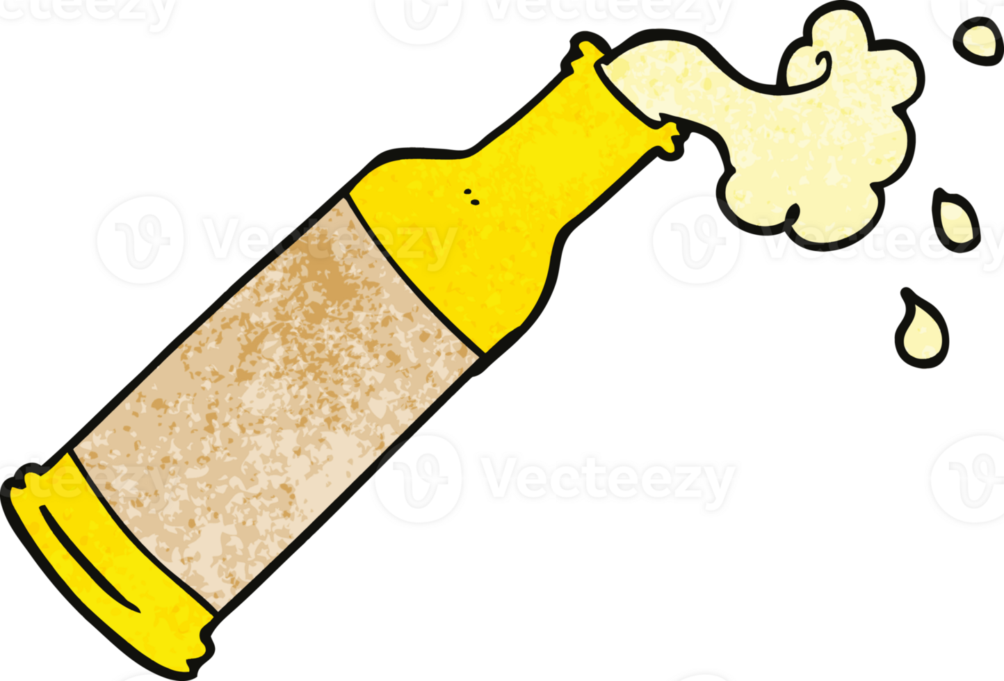cartoon doodle foaming bottle png