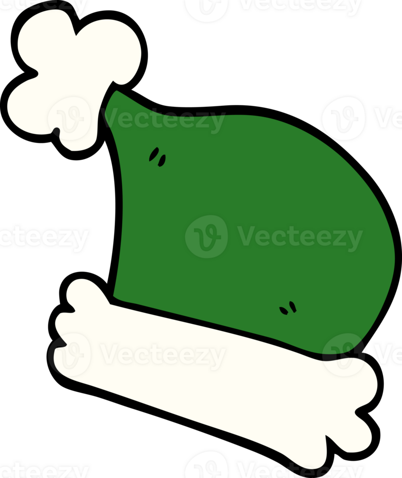 cartoon doodle christmas hats png