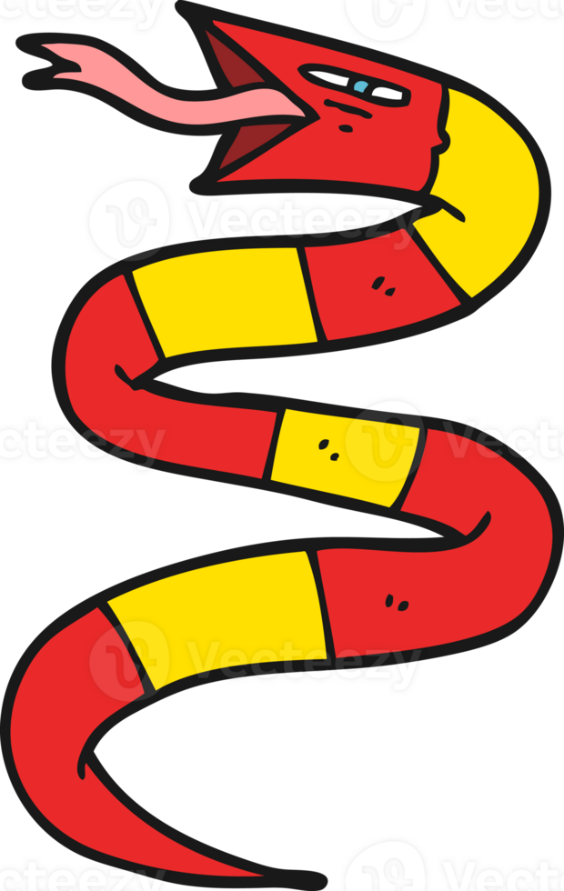 hissing cartoon snake png