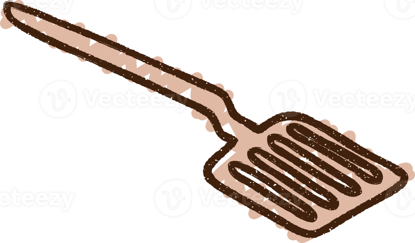 Spatula Chalk Drawing png