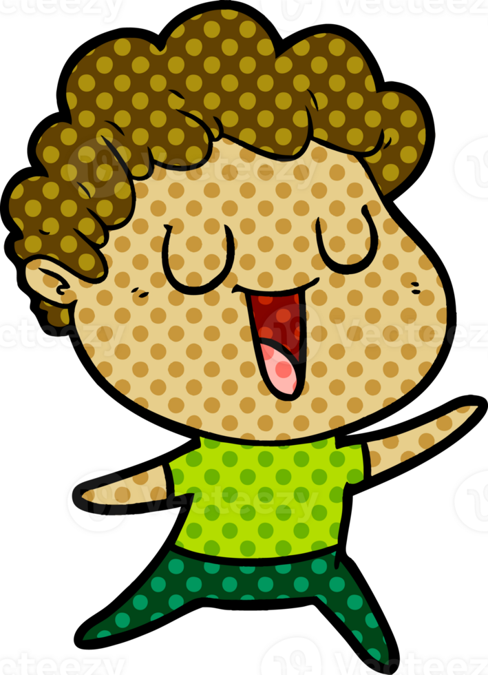laughing cartoon man png