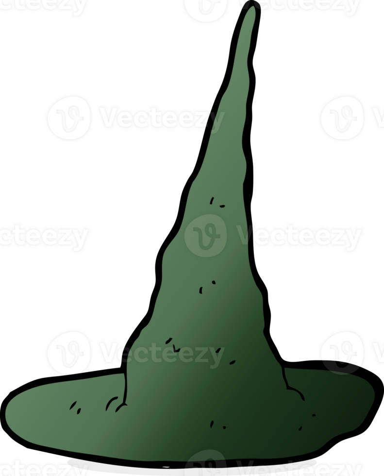 cartoon spooky witch hat png