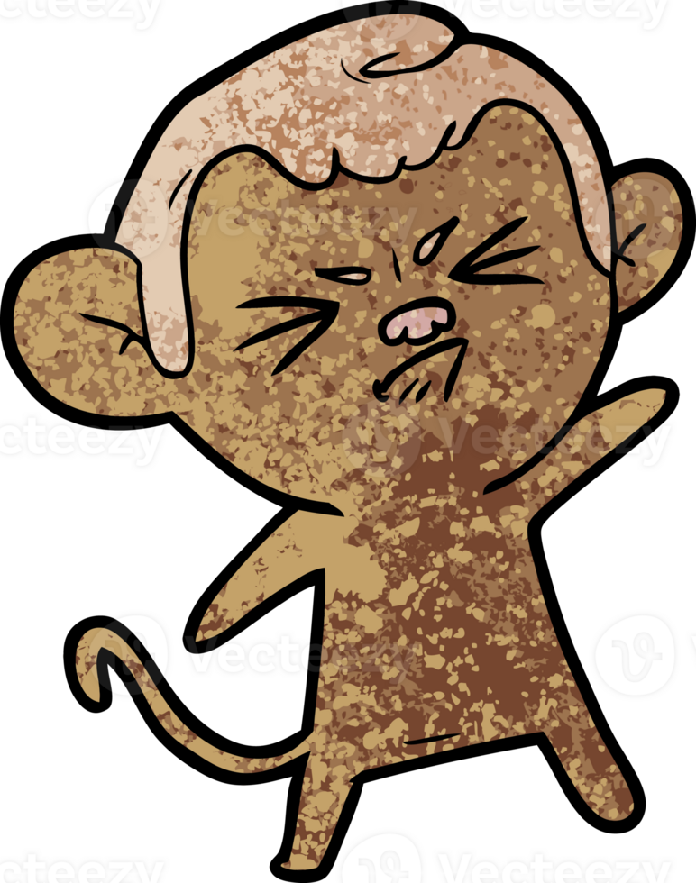 cartoon annoyed monkey png