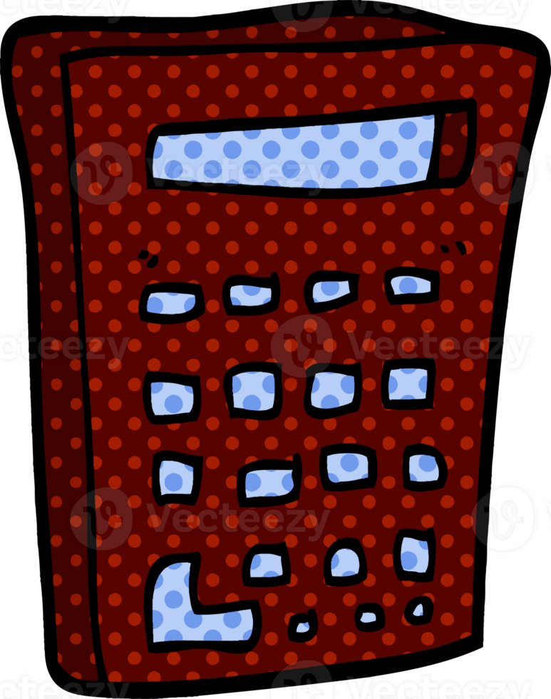 cartoon doodle calculator png
