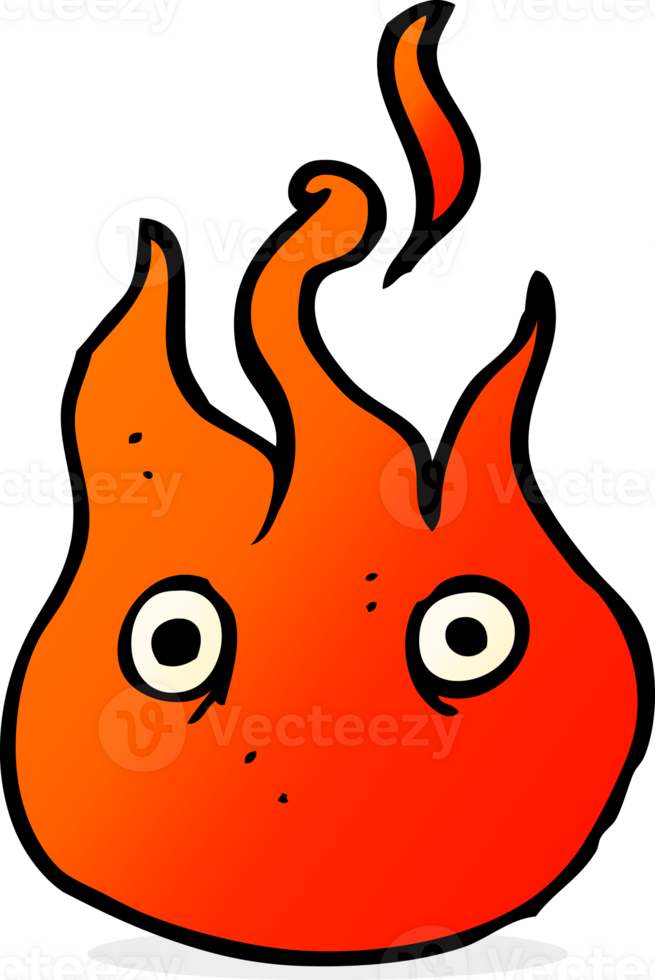 cartoon flame symbol png