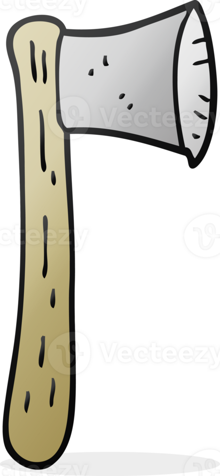 hand drawn cartoon axe png