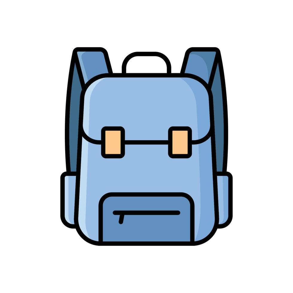 school bag icon design template simple and clean vector