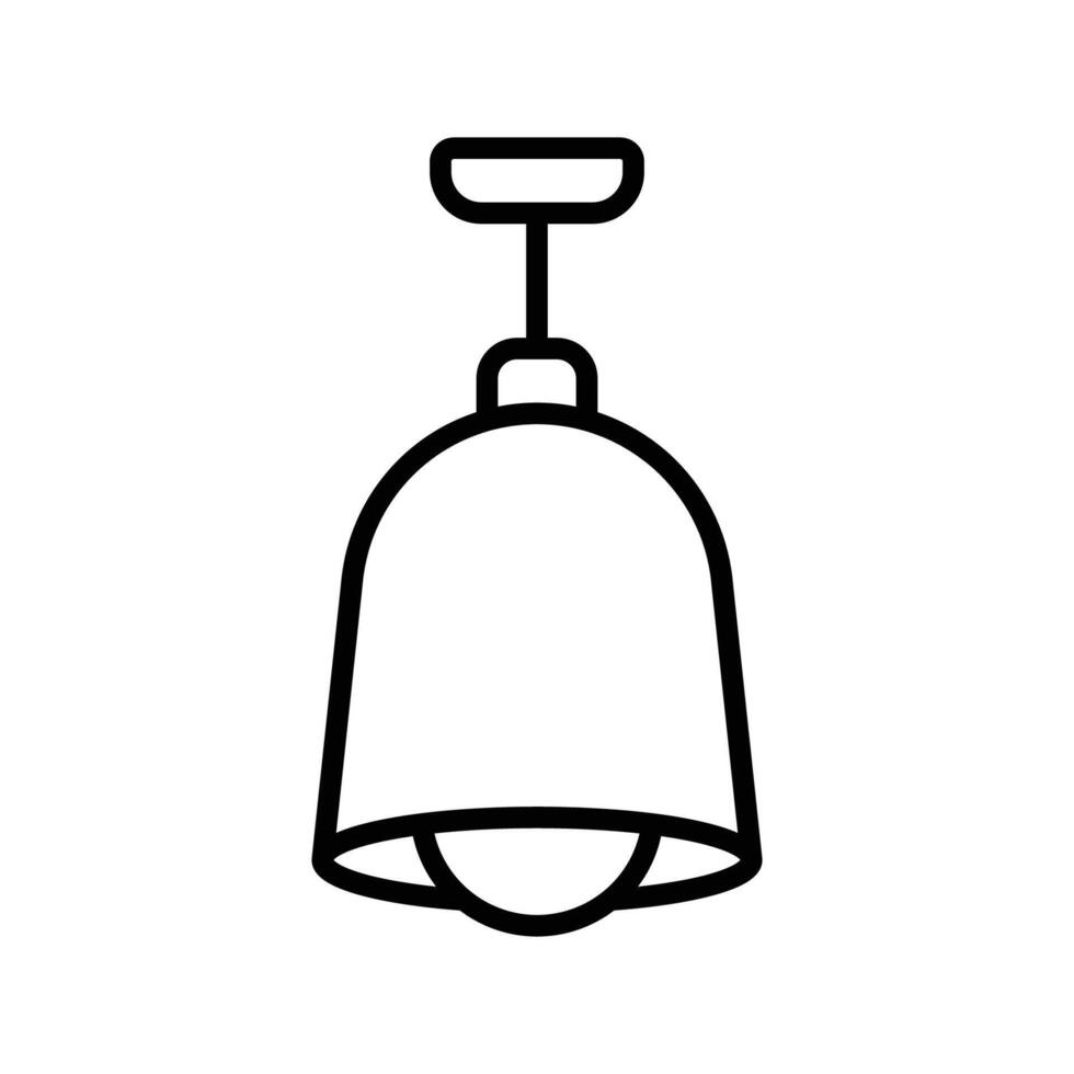 hanging lamp icon design template simple and clean vector