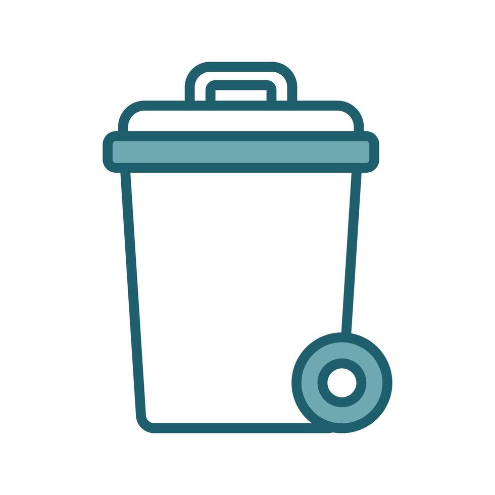 trash can icon design template simple and clean vector