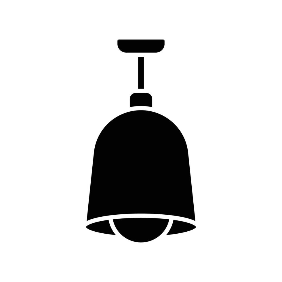 hanging lamp icon design template simple and clean vector