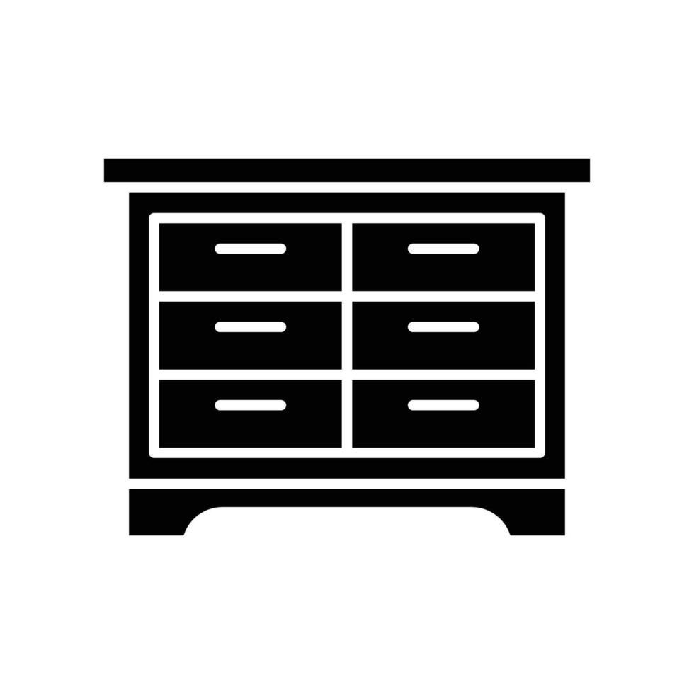 drawer icon design template simple and clean vector