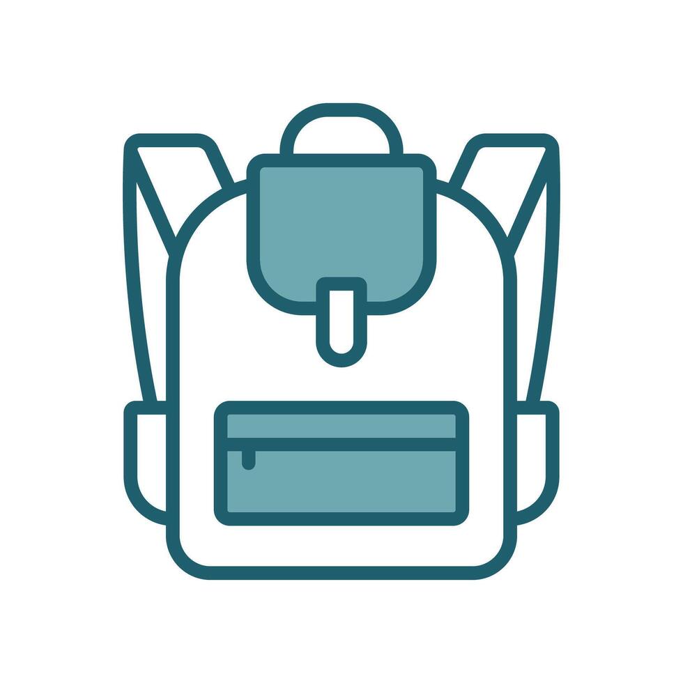 school bag icon design template simple and clean vector