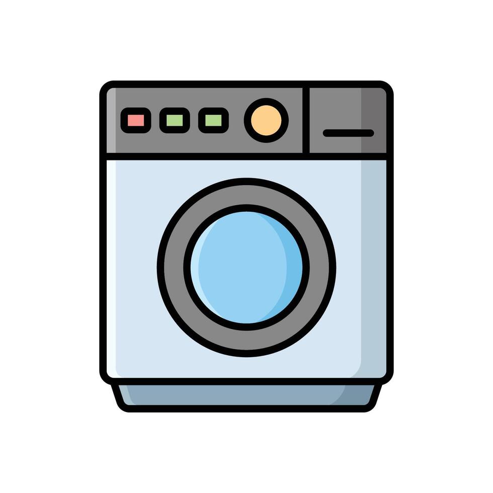 washing machine icon design template simple and clean vector